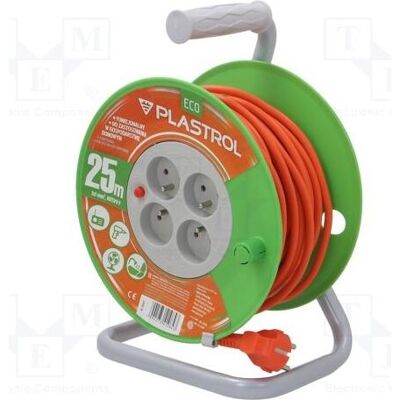 Plastrol, Verlängerungskabel, Verlängerungskabel H05VV-F 3G1mm2 25m PVC orange Trommel 10A (25 m) Plastrol, Verlängerungskabel, Verlängerungskabel H05VV-F 3G1mm2 25m PVC orange Trommel 10A (25 m)
