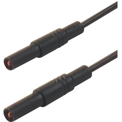 Hirschmann Messleitung, BERÜHRUNGSSICHERE UMSPRITZTE MESSLEITUNG 25cm, Ø 4mm / SCHWARZ (MLB/GG-SH 25/1) Hirschmann Messleitung, BERÜHRUNGSSICHERE UMSPRITZTE MESSLEITUNG 25cm, Ø 4mm / SCHWARZ (MLB/GG-SH 25/1)