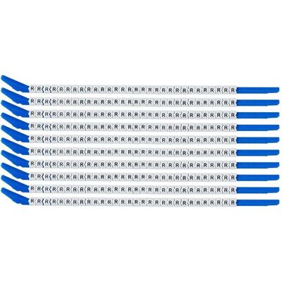 Brady, Kabelverbindung Zubehör, SCN-13-R, Clipsleeve Drahtmarkierer, Beschriftung " R ", für Kabeldurchmesser von 3,4 Brady, Kabelverbindung Zubehör, SCN-13-R, Clipsleeve Drahtmarkierer, Beschriftung " R ", für Kabeldurchmesser von 3,4