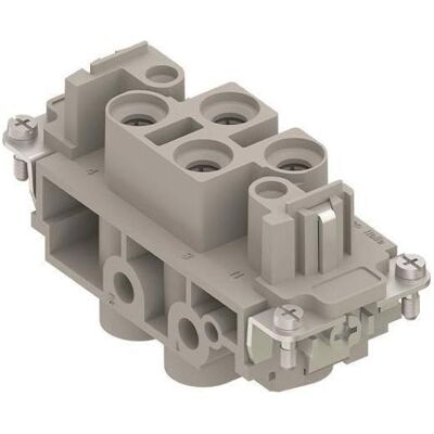 ILME Buchseneinsatz Gr.77.27 4+2P+PE SilberSchraubanschluss 80+16A 690+400V CXF, Elektronikkabel + Stecker, Silber ILME Buchseneinsatz Gr.77.27 4+2P+PE SilberSchraubanschluss 80+16A 690+400V CXF, Elektronikkabel + Stecker, Silber