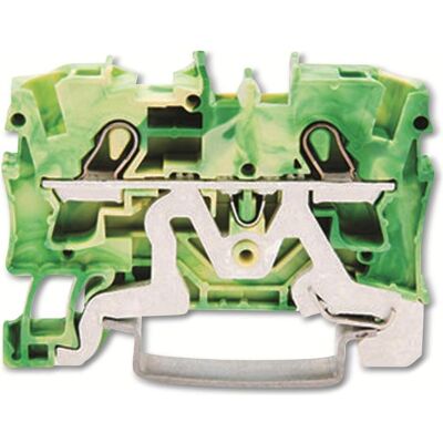 Wago DIN-Schienenklemme 2 x 4 mm2 grün/gelb, Elektronikzubehör + Gehäuse, Grün, Gelb Wago DIN-Schienenklemme 2 x 4 mm2 grün/gelb, Elektronikzubehör + Gehäuse, Grün, Gelb