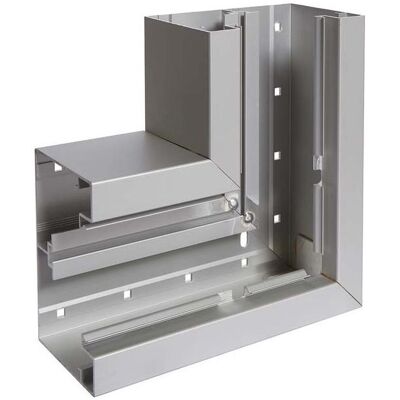 Hager BRA851305ELN Alu naturelox 8.3 cm Flachwinkel Hager BRA851305ELN Alu naturelox 8.3 cm Flachwinkel