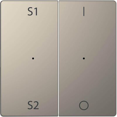 Merten MEG5228-6050 Nickelmetall 2-Gang Schalterzubehör - Elektrisches Zubehör Merten MEG5228-6050 Nickelmetall 2-Gang Schalterzubehör - Elektrisches Zubehör