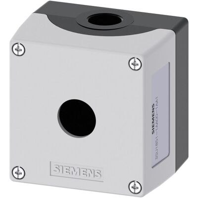 Siemens 3SU1851-1AA00-1AA1 Metallgehäuse für 22mm Druckschalter - Gehäuse Siemens 3SU1851-1AA00-1AA1 Metallgehäuse für 22mm Druckschalter - Gehäuse