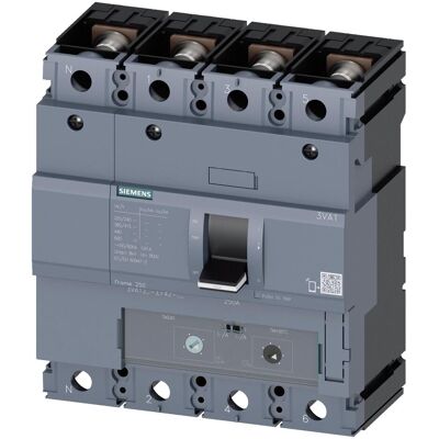 Siemens 3VA1225-5EF42-0AA0 Leistungsschalter - 250A, 690V, 4-polig Siemens 3VA1225-5EF42-0AA0 Leistungsschalter - 250A, 690V, 4-polig