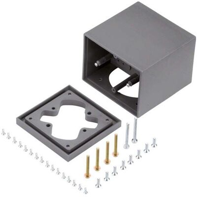 Hager TEH GBZ27011 Gerätebecher Zapfsäule f.2 Geräte eg (Gehäuse), Elektronikzubehör + Gehäuse, Schwarz Hager TEH GBZ27011 Gerätebecher Zapfsäule f.2 Geräte eg (Gehäuse), Elektronikzubehör + Gehäuse, Schwarz