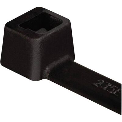 HellermannTyton, Kabelbinder, Kabelbinder innenverzahnt T-Serie (L x B) 460 mm x 7.6 mm T120M-W-BK-C1 Farbe: Schwarz 100 St. (460 mm, 100 Stk.) HellermannTyton, Kabelbinder, Kabelbinder innenverzahnt T-Serie (L x B) 460 mm x 7.6 mm T120M-W-BK-C1 Farbe: Schwarz 100 St. (460 mm, 100 Stk.)