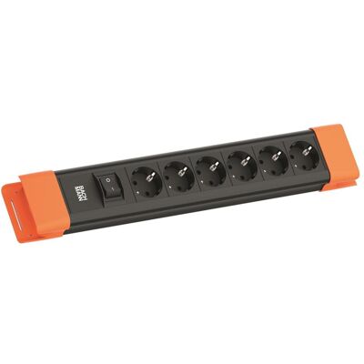Bachmann, Steckdosenleiste, Steckdosenleiste (6x, CEE 7/3, Typ 12, Typ 13, 2 m) Bachmann, Steckdosenleiste, Steckdosenleiste (6x, CEE 7/3, Typ 12, Typ 13, 2 m)