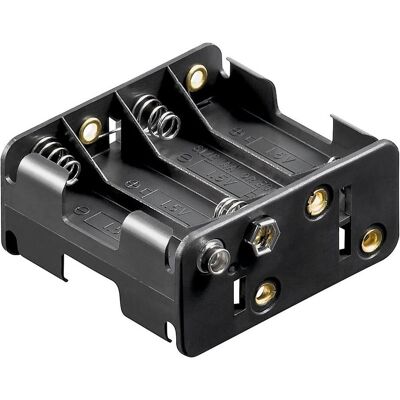 Goobay Batteriehalter, Batterie Zubehör, Schwarz Goobay Batteriehalter, Batterie Zubehör, Schwarz