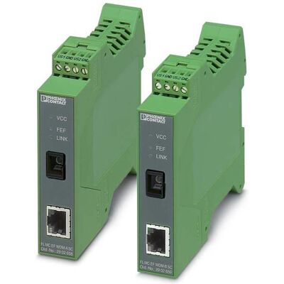Contact Phoenix 2902660 - 100 Mbit/s - Schnelles Ethernet - 10,100 Mbit/s - 1550 nm - De, Aktive Bauelemente, Grün Contact Phoenix 2902660 - 100 Mbit/s - Schnelles Ethernet - 10,100 Mbit/s - 1550 nm - De, Aktive Bauelemente, Grün