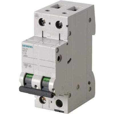 Siemens Schutzschalter, Leitungsschutzschalter 400V 6kA 2p. B 10A 5 Siemens Schutzschalter, Leitungsschutzschalter 400V 6kA 2p. B 10A 5
