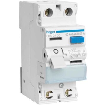 Hager, Schutzschalter, HAG CGA263D 63/0,5A Fi-Schutzschalter 2p Hager, Schutzschalter, HAG CGA263D 63/0,5A Fi-Schutzschalter 2p