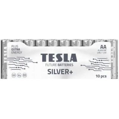 Tesla SILVER+ BATTERIE AA LR6 /10 Stück (10 Stk., AA), Batterien + Akkus Tesla SILVER+ BATTERIE AA LR6 /10 Stück (10 Stk., AA), Batterien + Akkus