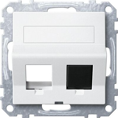 Merten, Zubehör Schalterprogramm, Einsatz Mod-Jack 2f System M polws mt MEG4568-0419 Merten, Zubehör Schalterprogramm, Einsatz Mod-Jack 2f System M polws mt MEG4568-0419