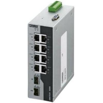Phoenix Contact FL SWITCH 4008T-2SFP Industrieller Ethernet-Switch – Managed 8 RJ45-Ports Phoenix Contact FL SWITCH 4008T-2SFP Industrieller Ethernet-Switch – Managed 8 RJ45-Ports
