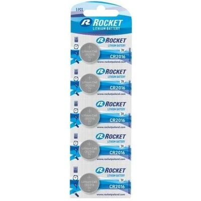 Rocket CR2016 Batterie (1 Stk., CR2016, 100 mAh), Batterien + Akkus Rocket CR2016 Batterie (1 Stk., CR2016, 100 mAh), Batterien + Akkus