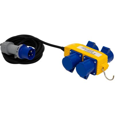 Brennenstuhl Verlängerungskabel, CEE Verlängerungskabel IP44 mit Powerblock (4-fach Verlängerung für aussen, Aussen-Verteiler mit (10 m) Brennenstuhl Verlängerungskabel, CEE Verlängerungskabel IP44 mit Powerblock (4-fach Verlängerung für aussen, Aussen-Verteiler mit (10 m)