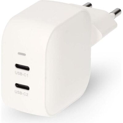 Nedis Netzladegerät 35 W GaN PD3.0 Schnellladefunktion 1.75 / 2.33 / 2.92 / 3.0 A Anzahl (35 W, 2 Ports), USB Ladegerät, Weiss Nedis Netzladegerät 35 W GaN PD3.0 Schnellladefunktion 1.75 / 2.33 / 2.92 / 3.0 A Anzahl (35 W, 2 Ports), USB Ladegerät, Weiss