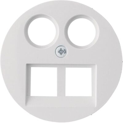 Berker, Zubehör Schalterprogramm, Z-ST 2F DATA/TV/FM Homeway R.x P-W 14452089 Berker, Zubehör Schalterprogramm, Z-ST 2F DATA/TV/FM Homeway R.x P-W 14452089