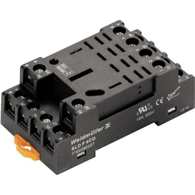 Weidmüller SLD F 4CO Support relais - Relaisbasis D-Serie DRL Weidmüller SLD F 4CO Support relais - Relaisbasis D-Serie DRL