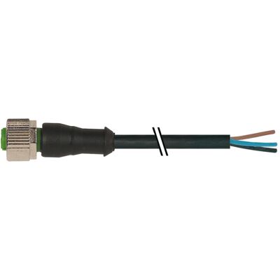 Murr Elektronik M12 Bu. ger. mit freiem Leitungsende PVC-OB 3x0.34 UL, CSA 5m, Elektronikkabel + Stecker, Schwarz Murr Elektronik M12 Bu. ger. mit freiem Leitungsende PVC-OB 3x0.34 UL, CSA 5m, Elektronikkabel + Stecker, Schwarz