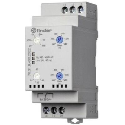 Finder 3-Phasenüberwachung 380-415 V AC 70.31.8.400.2022, Passive Bauelemente Finder 3-Phasenüberwachung 380-415 V AC 70.31.8.400.2022, Passive Bauelemente
