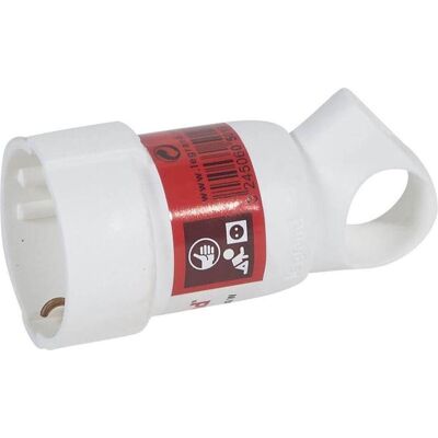 Legrand, Netzstecker + Netzkupplung, Kupplungen mit Abzugsgriff, erhöhter Berührungsschutz, weiss, 050191 Legrand, Netzstecker + Netzkupplung, Kupplungen mit Abzugsgriff, erhöhter Berührungsschutz, weiss, 050191
