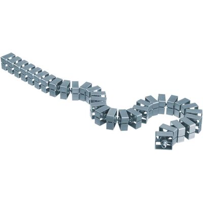 Bachmann, Kabelschutz + Kabelführung, KABELSCHLANGE Quadro Set (Kabelbrücke, Kabelschlauch, 100 cm) Bachmann, Kabelschutz + Kabelführung, KABELSCHLANGE Quadro Set (Kabelbrücke, Kabelschlauch, 100 cm)