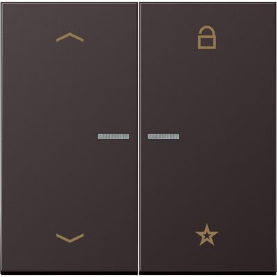 JUNG FMAL1701PD, Schalter + Taster, Silber JUNG FMAL1701PD, Schalter + Taster, Silber