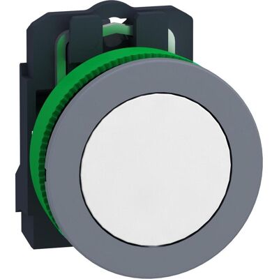 Schneider Electric Drucktaster, kompl, Kunststoff, tastend, XB5FA11C0, Schalter + Taster, Grau Schneider Electric Drucktaster, kompl, Kunststoff, tastend, XB5FA11C0, Schalter + Taster, Grau