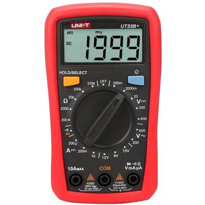 Blow, Multimeter, Universalmessgerät UT33B+ UNI-T (CAT II 600V, Hand-Multimeter) Blow, Multimeter, Universalmessgerät UT33B+ UNI-T (CAT II 600V, Hand-Multimeter)