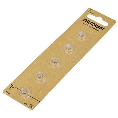 Voltcraft Knopfzelle LR 621 1.5 V 5 St. 6 mAh Alkali-Mangan LR621 (5 Stk., LR621, 6 mAh), Batterien + Akkus Voltcraft Knopfzelle LR 621 1.5 V 5 St. 6 mAh Alkali-Mangan LR621 (5 Stk., LR621, 6 mAh), Batterien + Akkus