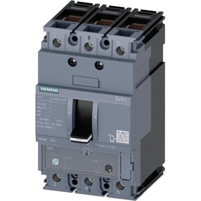 Siemens 3VA1112-5EF36-0AA0 Leistungsschalter - 88-125A, 690V, IEC 160 Siemens 3VA1112-5EF36-0AA0 Leistungsschalter - 88-125A, 690V, IEC 160