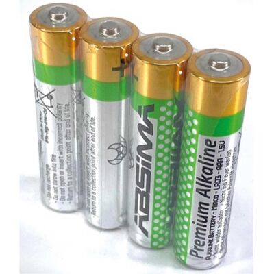 Absima AAA/Micro Premium Alkaline Batterien 1,5V (4er Pack) (4 Stk., AAA), Batterien + Akkus Absima AAA/Micro Premium Alkaline Batterien 1,5V (4er Pack) (4 Stk., AAA), Batterien + Akkus