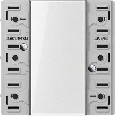 JUNG, Zubehör Schalterprogramm, Wandsender-Eins KNX-Funk LS AP 3Kan LS5073RFTSM JUNG, Zubehör Schalterprogramm, Wandsender-Eins KNX-Funk LS AP 3Kan LS5073RFTSM