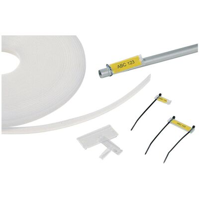 HellermannTyton, Kabelbinder, Kabelmarkierer-Etikettenhalter 35x13mm (35 mm, 50 Stk.) HellermannTyton, Kabelbinder, Kabelmarkierer-Etikettenhalter 35x13mm (35 mm, 50 Stk.)
