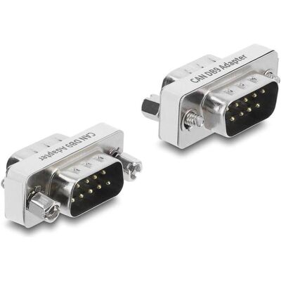 Delock D-Sub 9 Pin CAN Bus Adapter Stecker zu Stecker 120 Ohm Abschlusswiderstand (91312), Elektronikkabel + Stecker, Weiss, Silber Delock D-Sub 9 Pin CAN Bus Adapter Stecker zu Stecker 120 Ohm Abschlusswiderstand (91312), Elektronikkabel + Stecker, Weiss, Silber