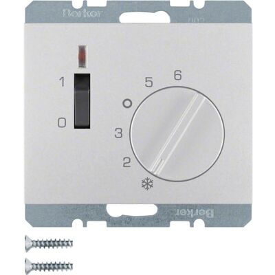 Berker 20307103, Thermostat, Silber Berker 20307103, Thermostat, Silber