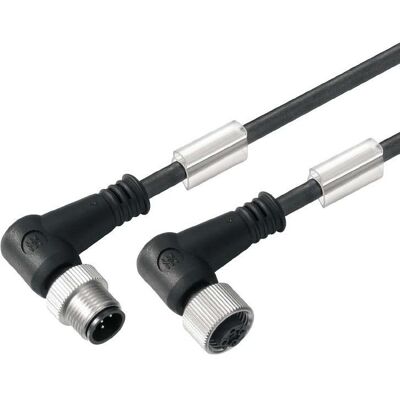 Weidmüller Sensor/Aktor-Leitung, Elektronikkabel + Stecker, Schwarz Weidmüller Sensor/Aktor-Leitung, Elektronikkabel + Stecker, Schwarz