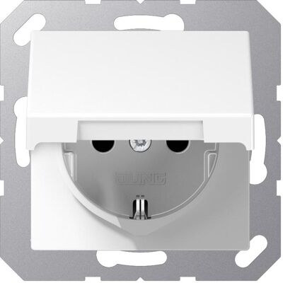 JUNG A 1520 BFKIKL WW - Schuko-Steckdose Weiß, 16A, IP44 JUNG A 1520 BFKIKL WW - Schuko-Steckdose Weiß, 16A, IP44