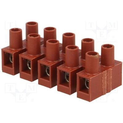 BM Group Steckverbinder: Klemmleiste 400V mit Kabelschutz vernickelt, Elektronikkabel + Stecker, Braun BM Group Steckverbinder: Klemmleiste 400V mit Kabelschutz vernickelt, Elektronikkabel + Stecker, Braun