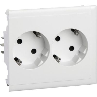 Schneider Electric CYB-PS 37grad Slave 2fach - Steckdose Schneider Electric CYB-PS 37grad Slave 2fach - Steckdose