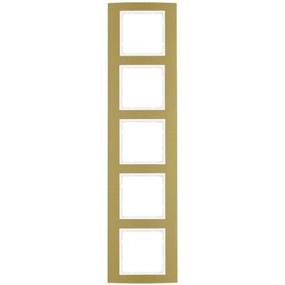 Berker, Zubehör Schalterprogramm, 10153046 Rahmen 5fach Berker, Zubehör Schalterprogramm, 10153046 Rahmen 5fach