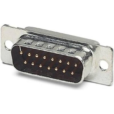Phoenix Contact D-SUB Stiftleiste 180 ° Polzahl: 15 Lötkelch VS-15-ST-DSUB-EG 10 St., Elektronikkabel + Stecker, Silber, Schwarz Phoenix Contact D-SUB Stiftleiste 180 ° Polzahl: 15 Lötkelch VS-15-ST-DSUB-EG 10 St., Elektronikkabel + Stecker, Silber, Schwarz