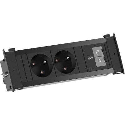 Bachmann, Steckdosenleiste, Einbau-Anschlussfelder KAPSA (2x, CEE 7/5, Typ 13, 2 m) Bachmann, Steckdosenleiste, Einbau-Anschlussfelder KAPSA (2x, CEE 7/5, Typ 13, 2 m)