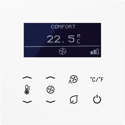 JUNG KNX Raumtemperatur-Display TR D LS 9248 WW, Thermostat, Weiss JUNG KNX Raumtemperatur-Display TR D LS 9248 WW, Thermostat, Weiss