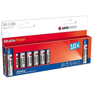 Agfaphoto Photo Alkaline (10 Stk., AA), Batterien + Akkus Agfaphoto Photo Alkaline (10 Stk., AA), Batterien + Akkus