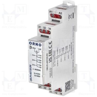Orno Installationsrelais 3P 8A - Relais Orno Installationsrelais 3P 8A - Relais