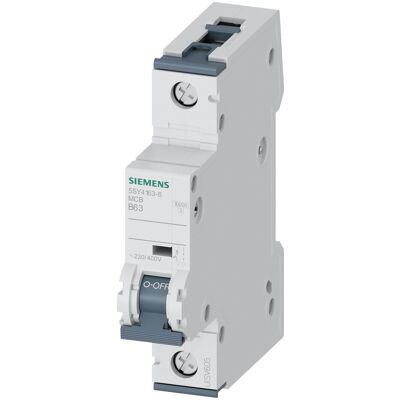 Siemens Modell 5SY4163-6 Leistungsschalter - 63A, 10kA, DIN-Montage Siemens Modell 5SY4163-6 Leistungsschalter - 63A, 10kA, DIN-Montage