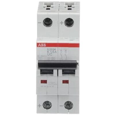 ABB S202M-K1,6UC - Schutzschalter - 1,6A, 10kA, 2-polig ABB S202M-K1,6UC - Schutzschalter - 1,6A, 10kA, 2-polig